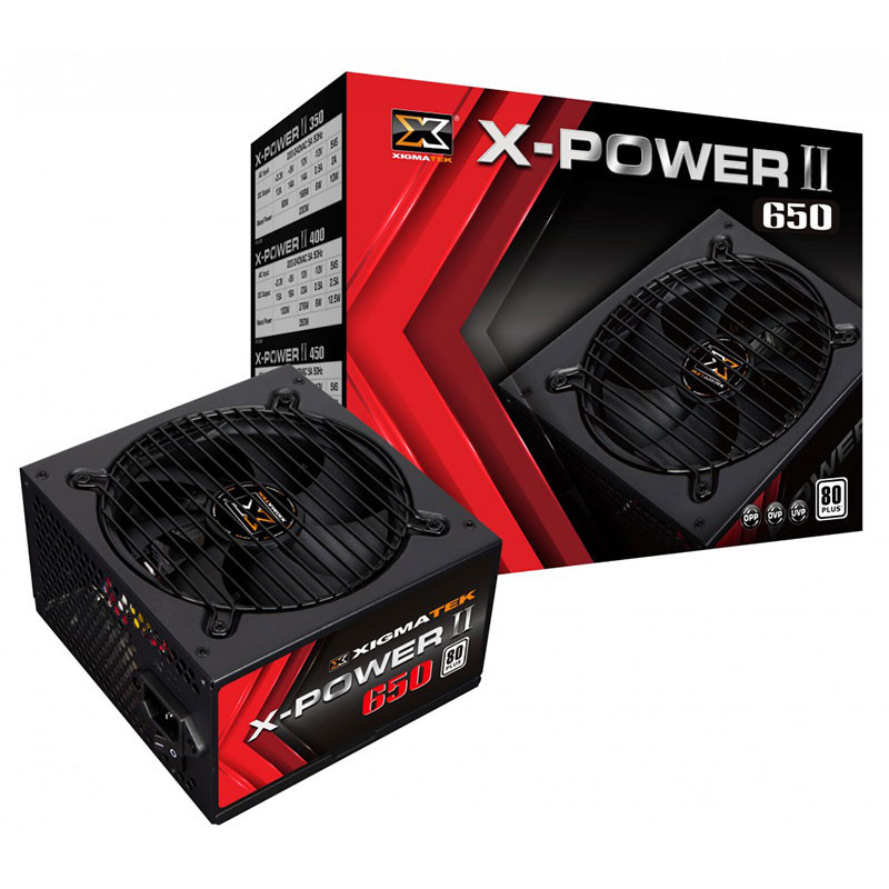 Nguồn XIGMATEK X-POWER II 650 - 600W (EN42463) - 80PLUS