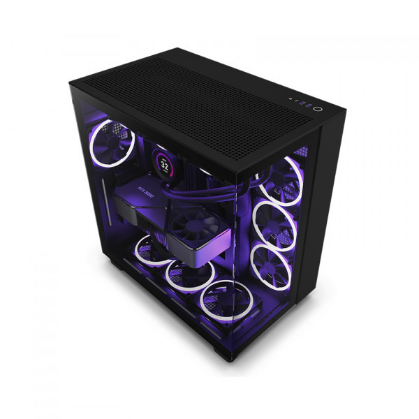 Vỏ case NZXT H9 Flow Black (CM-H91FB-01)