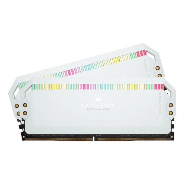 RAM Corsair Dominator Platinum RGB 64GB (2x32GB) 5200Mhz White DDR5 (CMT64GX5M2B5200C40W)