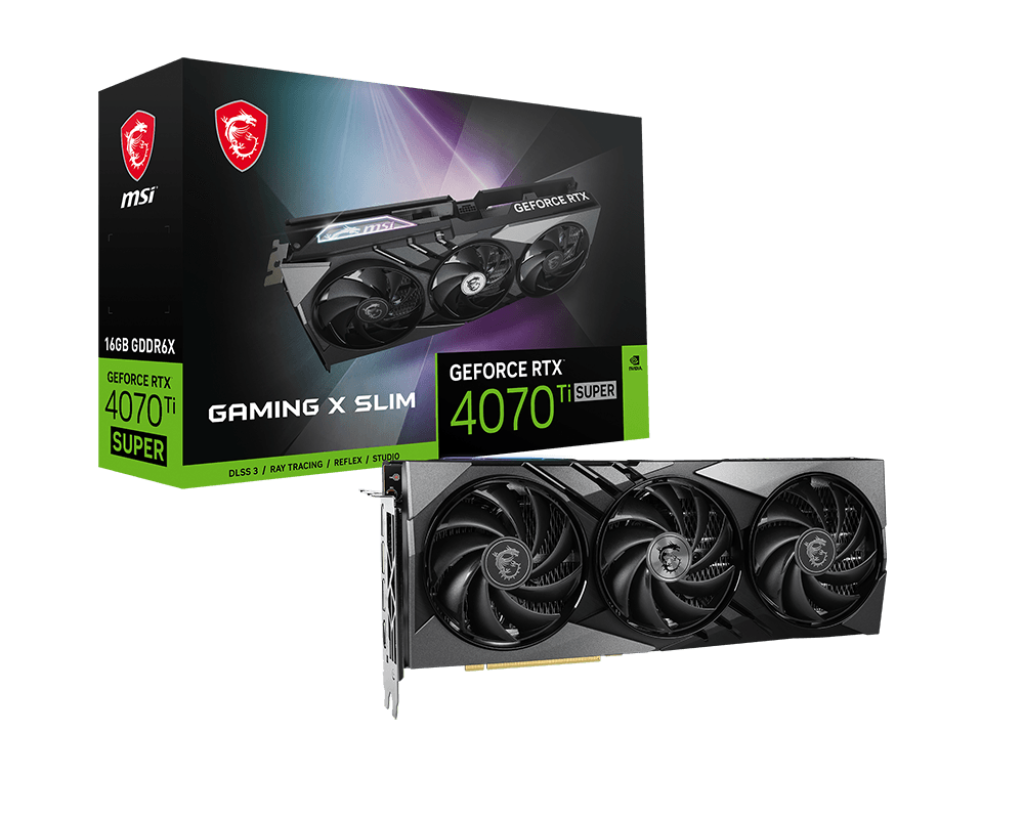 Card màn hình MSI RTX 4070 Ti SUPER 16G GAMING X SLIM