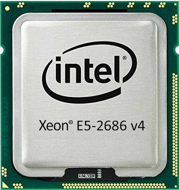 CPU Intel Xeon E5 2686V4 (2.3GHz Turbo 3.0GHz, 18 nhân 36 luồng, 45MB)