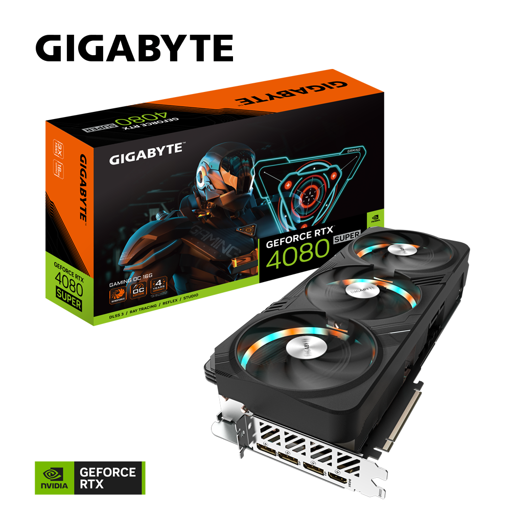 Card màn hình Gigabyte RTX 4080 SUPER GAMING OC-16G