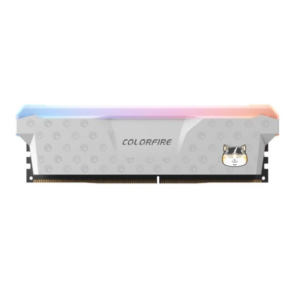 RAM DESKTOP COLORFUL COLORFIRE MEOW 16GB DDR4 3200MHz White LED RGB
