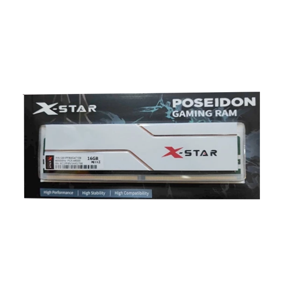 RAM XSTAR Poseidon 16G Bus 6000MHz DDR5 White
