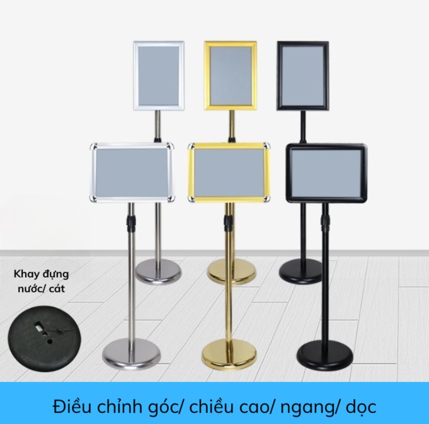 Kệ menu chân đứng, bảng chỉ dẫn